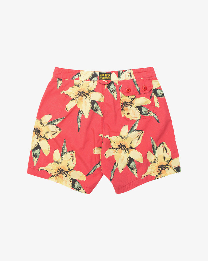 Havana Boardshort - Red, view 5