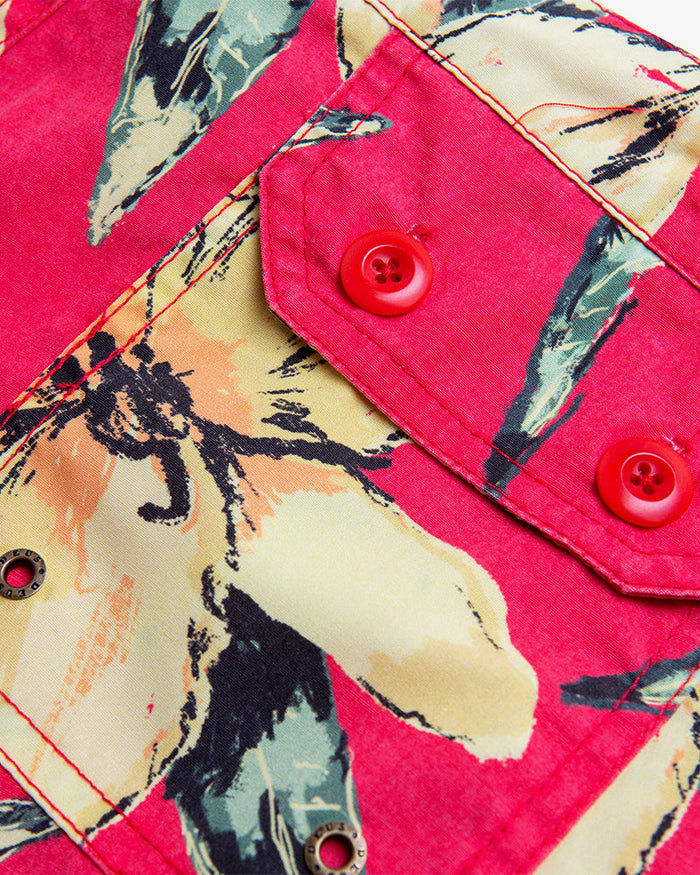 Havana Boardshort - Red, view 6