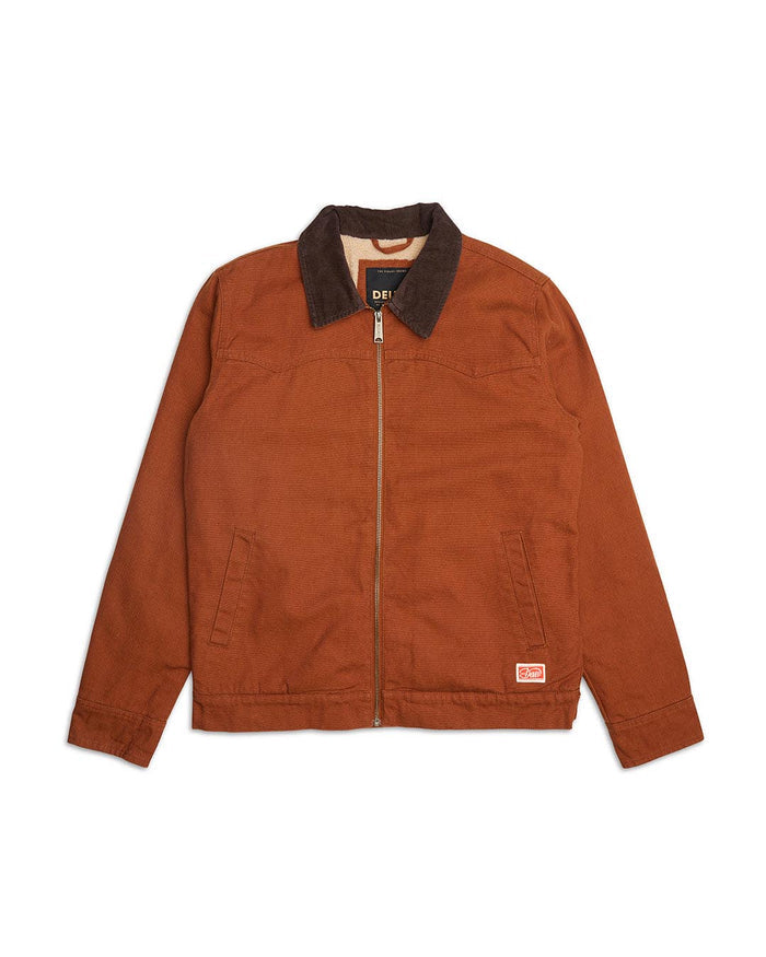 Hawk Canvas Jacket - Tan, view 5|Flatlay