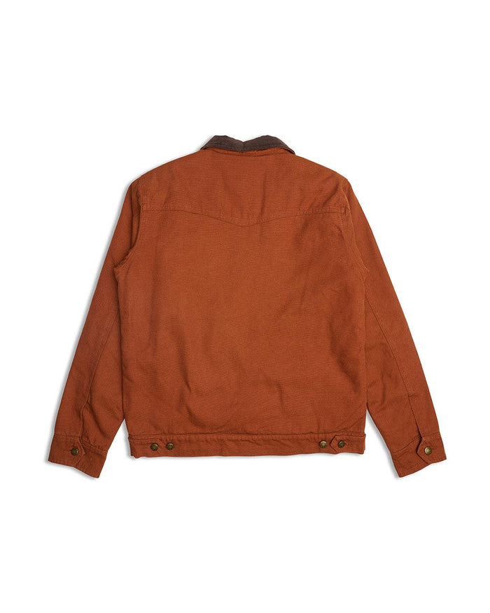 Hawk Canvas Jacket - Tan, view 6|Flatlay