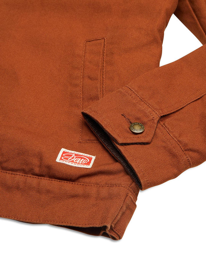 Hawk Canvas Jacket - Tan, view 8|Flatlay