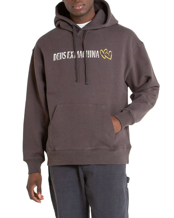 Heads Roll Hoodie - Anthracite, view 1|Model