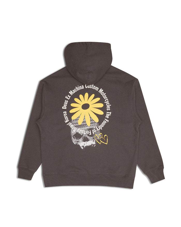 Heads Roll Hoodie - Anthracite, view 6|Flatlay