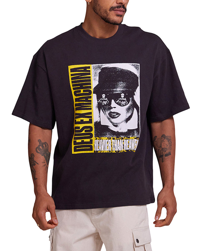 Heavier Than Heaven Tee - Anthracite, view 1|Model