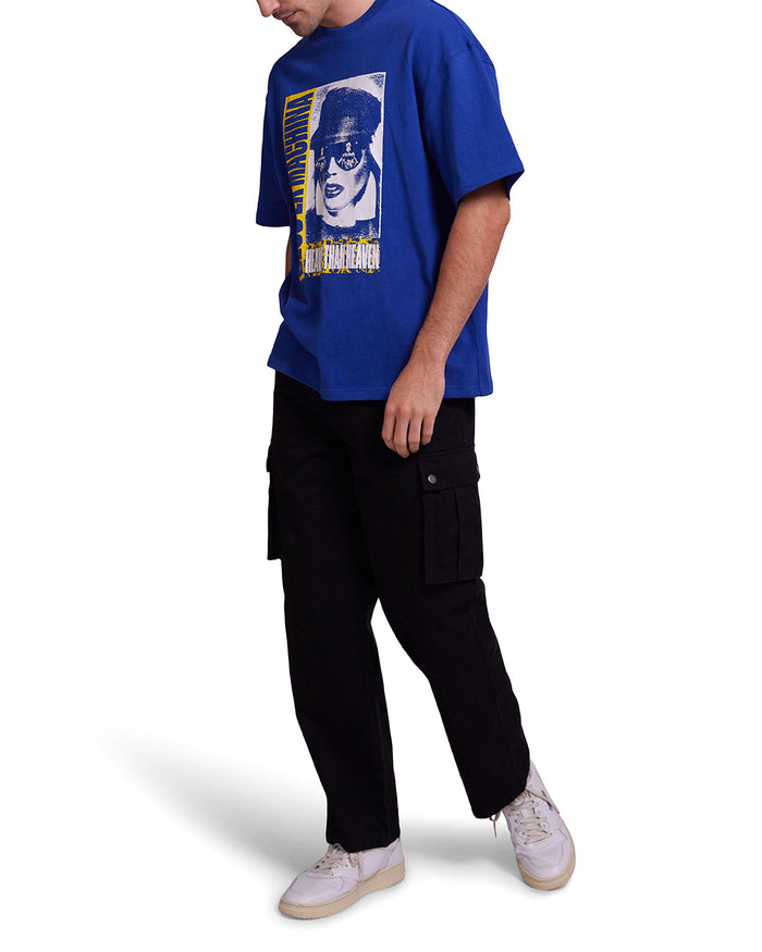 Heavier Than Heaven Tee - True Blue, view 4|Model