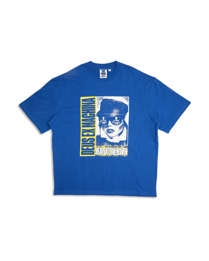 Heavier Than Heaven Tee - True Blue, view 5|Flatlay