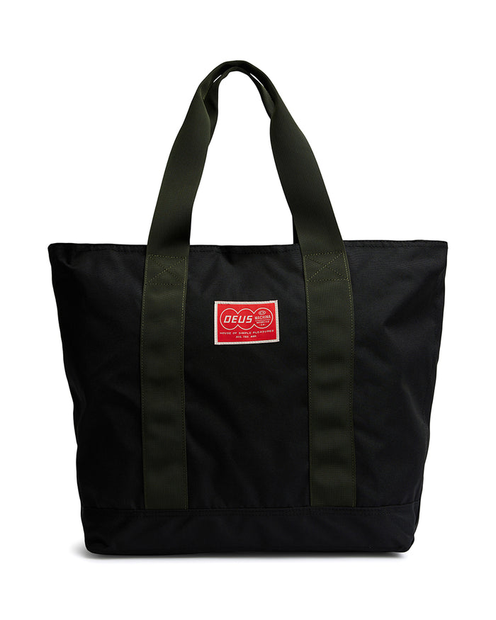 Hinterlands Tote Bag - Black, view 1|Flatlay