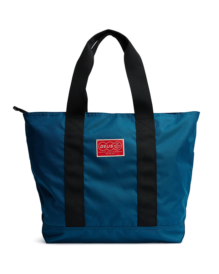 Hinterlands Tote Bag - Dusty Blue, view 1|Flatlay