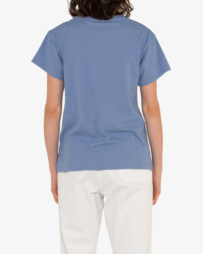 Holly Tee Faded Denim, view 4