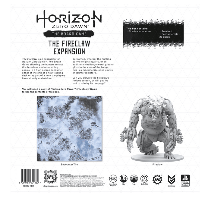 Horizon Zero Dawn Board Game - Fireclaw Expansion - Steamforged Games