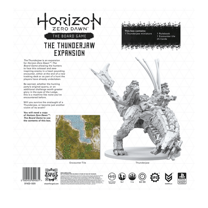 Horizon Zero Dawn Board Game - Thunderjaw Expansion - Steamforged Games