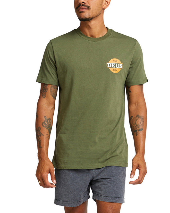 Hot Streak Tee - Loden Green, view 1|Model