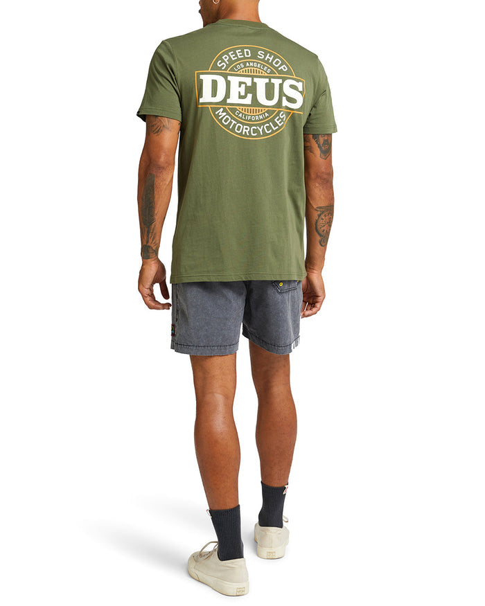 Hot Streak Tee - Loden Green, view 2|Model