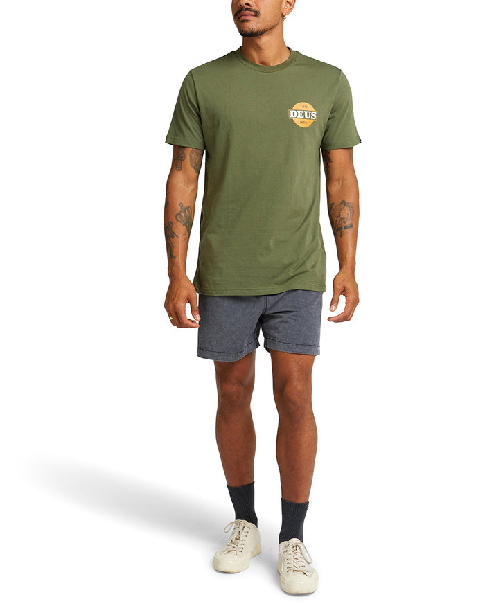 Hot Streak Tee - Loden Green, view 3|Model