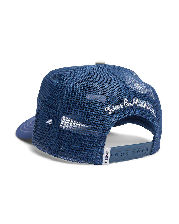 Hot Streaks Trucker - Navy, view 2|Flatlay