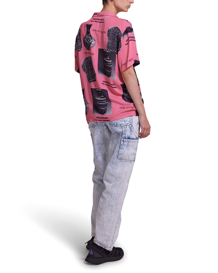 Impermanence Short Sleeve Shirt - Ghosted Confetti, view 2|Model
