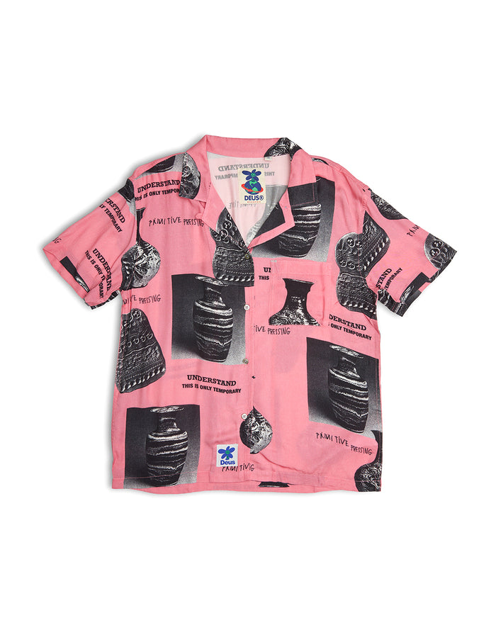 Impermanence Short Sleeve Shirt - Ghosted Confetti, view 5|Flatlay