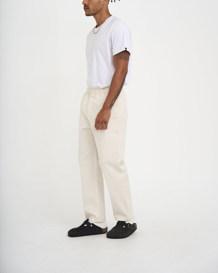 Infinity Acid Beach Pant - Dirty White, view 6|Model
