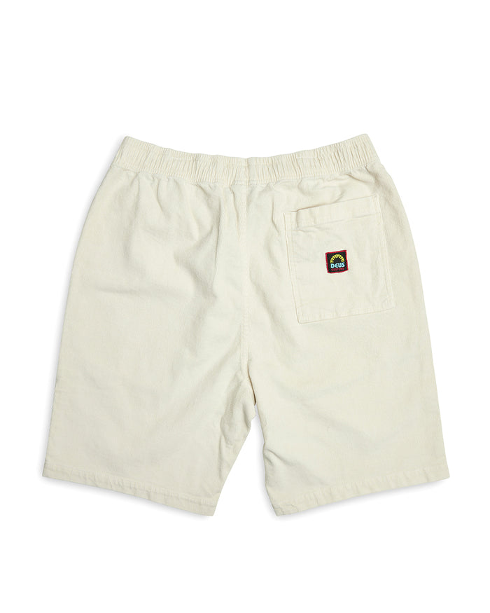 Infinity Cord Beach Short - Dirty White, view 7|Flatlay