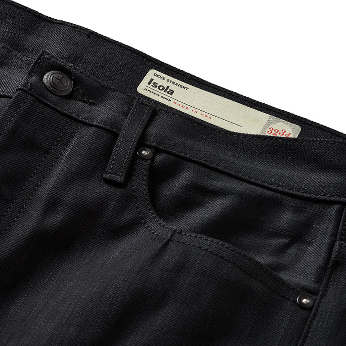 Isola Straight Denim - Raw Black, view 5