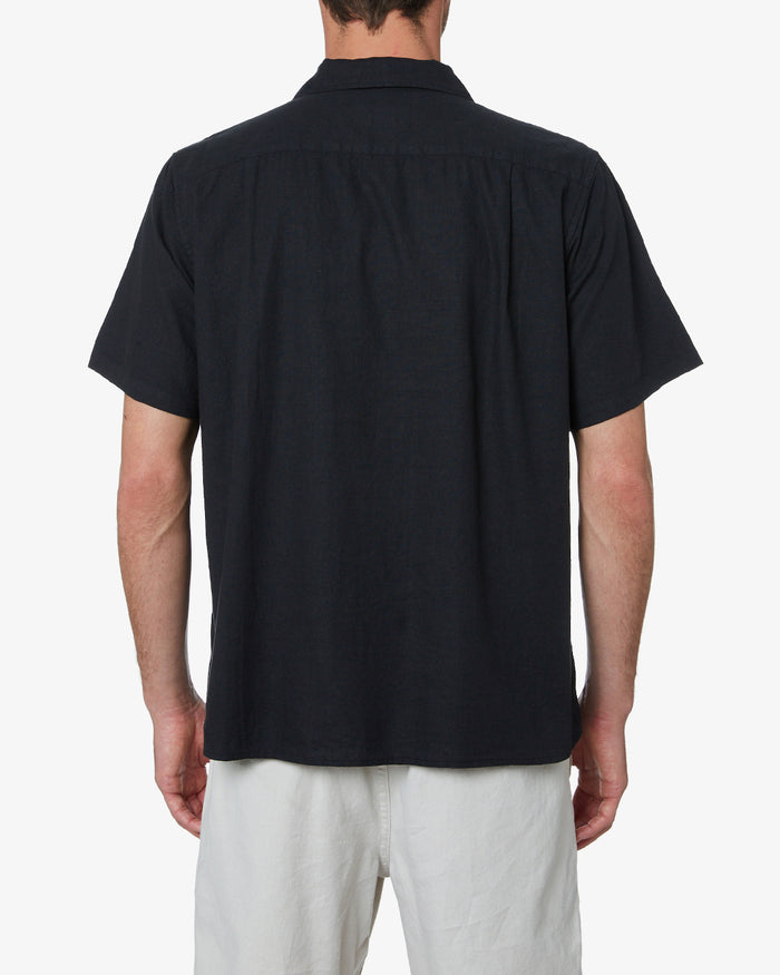 Jagger Hemp Shirt - Phantom Black, view 2