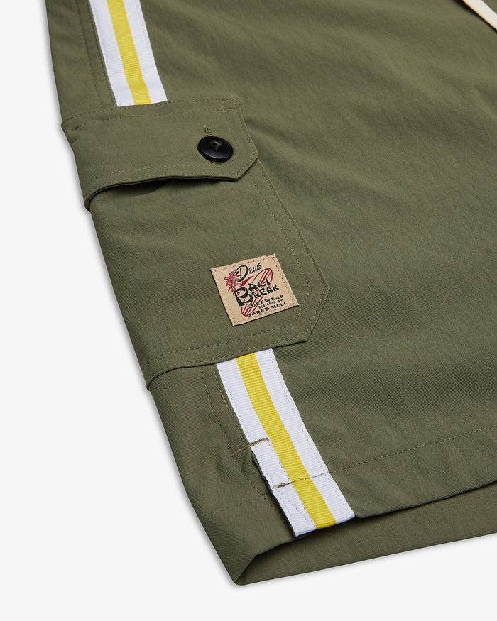Jared Boardshort - Lichen Green, view 6