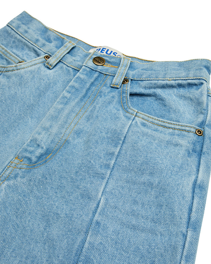 Jiro Jean - Lt Stonewash Indigo, view 5|Flatlay