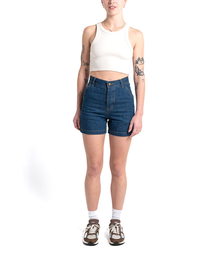 Kaiman Short Vintage - Blue Denim, view 8|Model