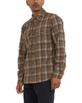Kalyn Check Shirt - Brown Check, view 1|Model