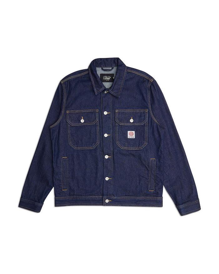 Kanan Work Jacket - Dry Indigo, view 5|Flatlay