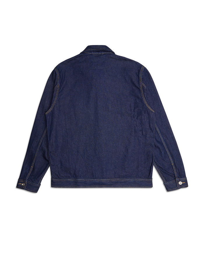 Kanan Work Jacket - Dry Indigo, view 6|Flatlay