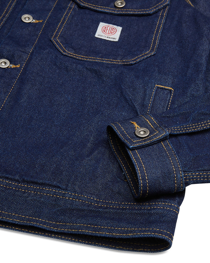 Kanan Work Jacket - Dry Indigo, view 8|Flatlay