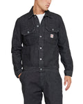 Kanan Work Jacket - Washed Black, view 1|Model