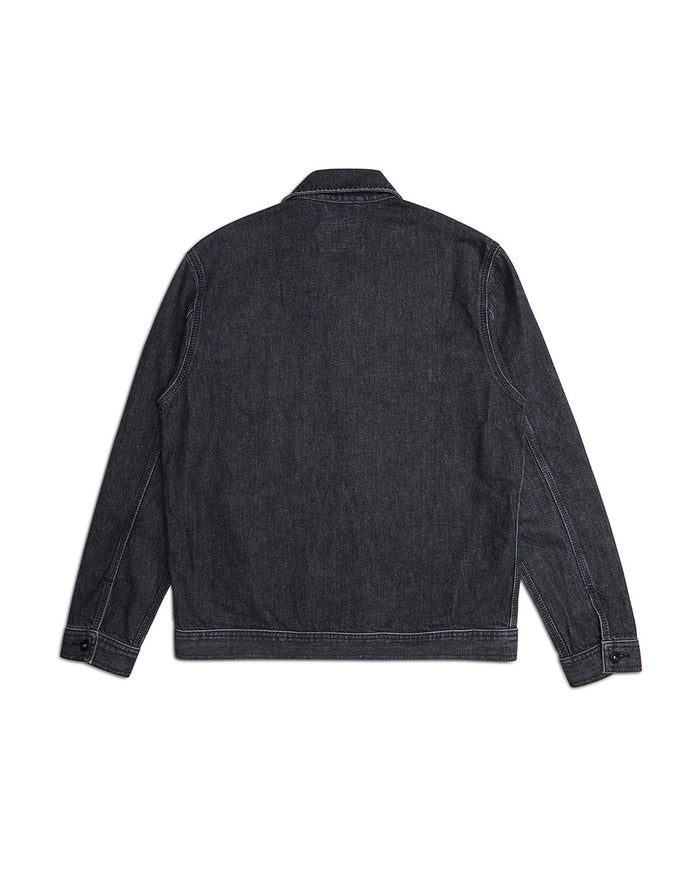 Kanan Work Jacket - Washed Black, view 6|Flatlay