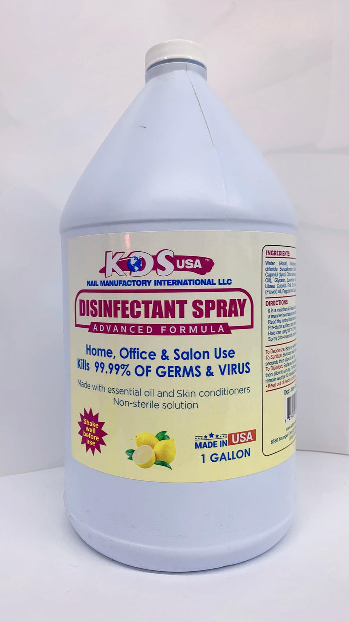 KDS Disinfectant Spray - Advanced Formula | Hand Sanitizer (gallon) - Angelina Nail Supply NYC