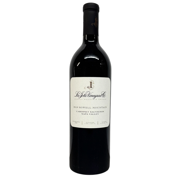 La Jota 2018 Howell Mountain Napa Valley Cabernet Sauvignon