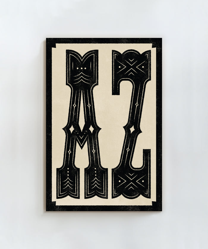 Large Letters - AZ by Head West Studio