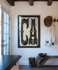 Large Letters - CA by Head West Studio