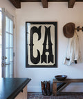 Large Letters - CA by Head West Studio