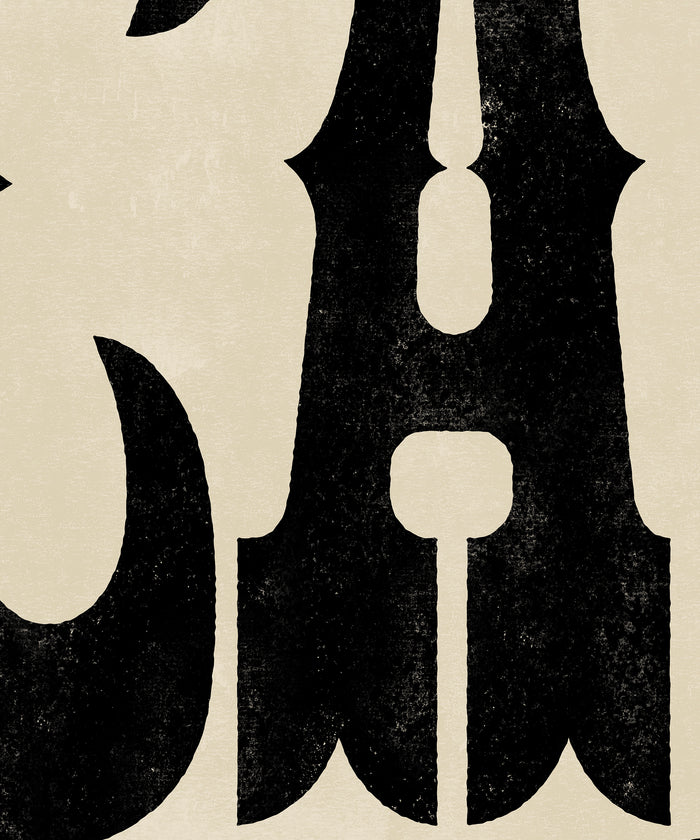 Large Letters - CA by Head West Studio