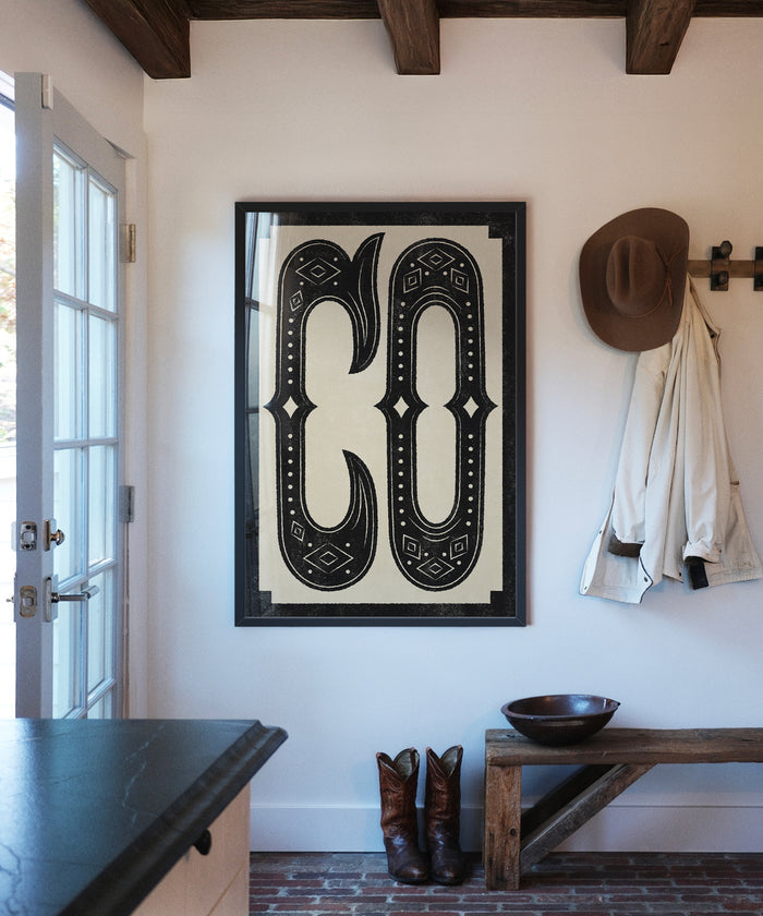 Large Letters - CO by Head West Studio