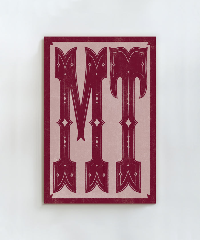 Large Letters - MT by Head West Studio