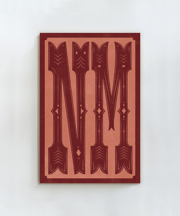 Large Letters - NM by Head West Studio
