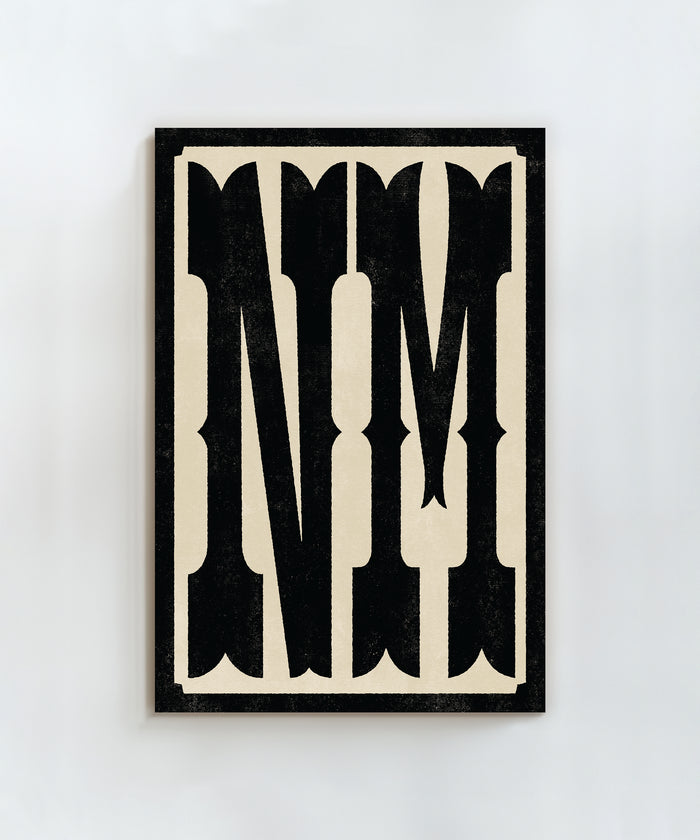 Large Letters - NM by Head West Studio