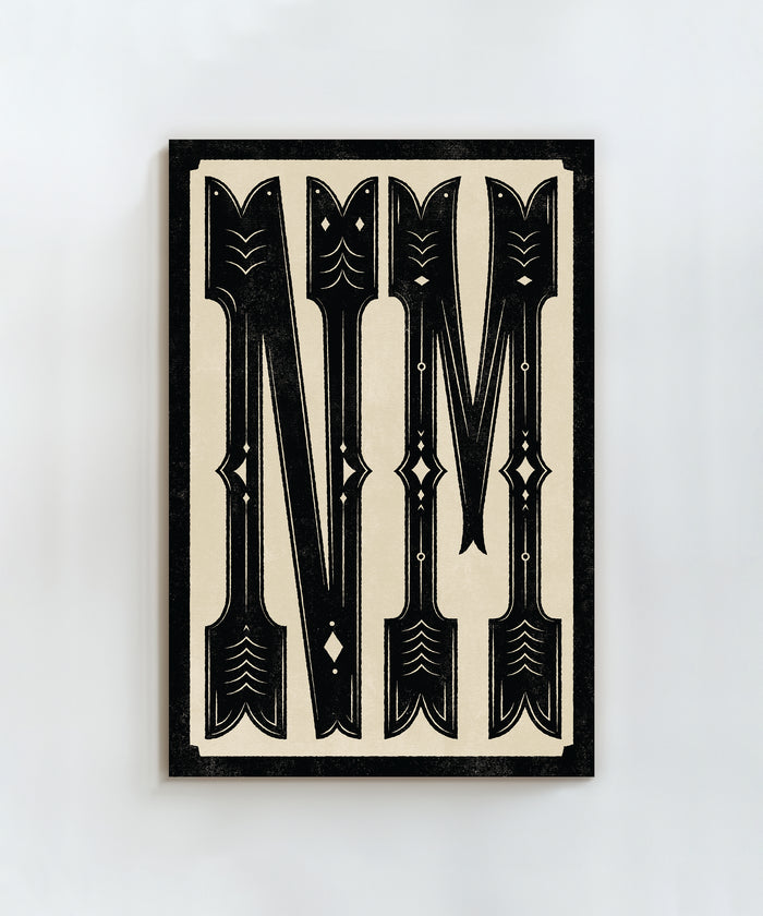 Large Letters - NM by Head West Studio