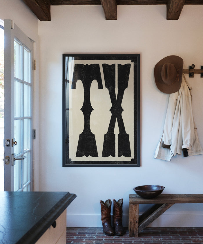 Large Letters - TX by Head West Studio