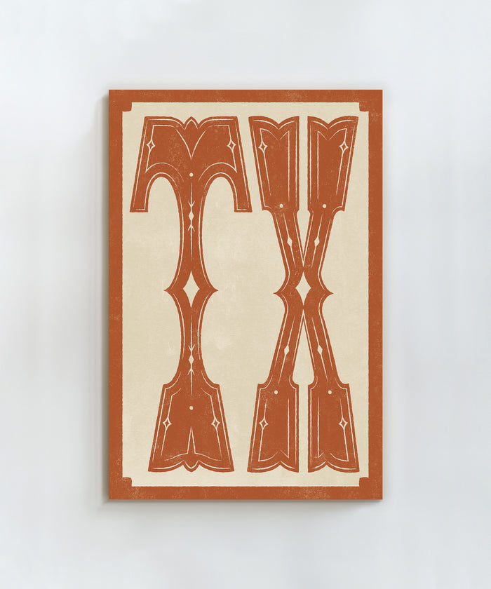 Large Letters - TX by Head West Studio