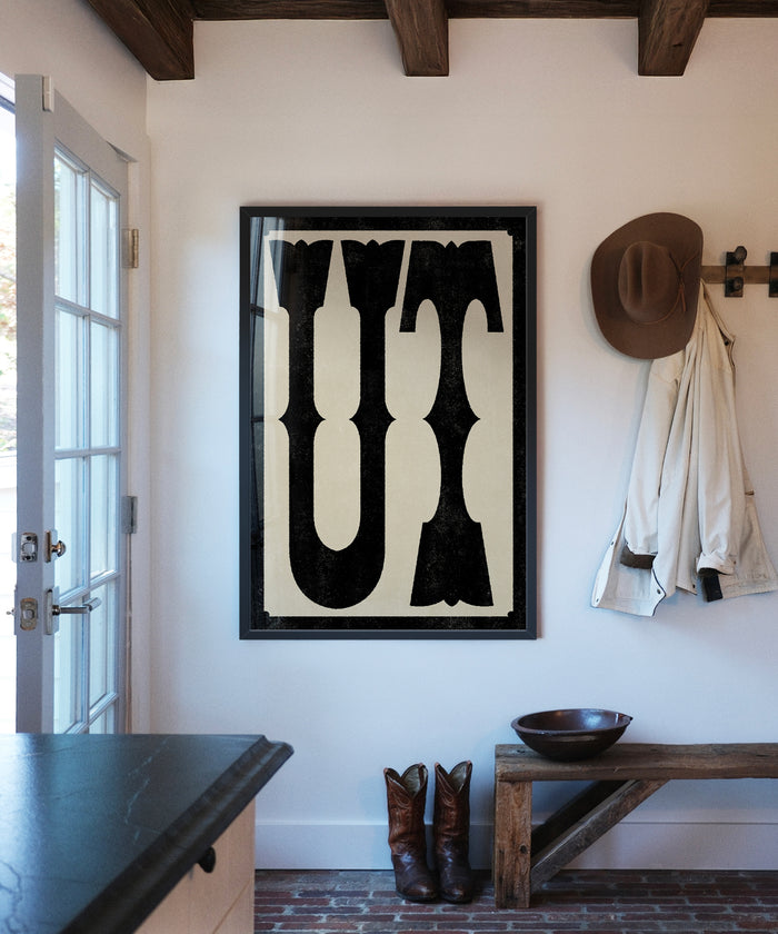 Large Letters - UT by Head West Studio