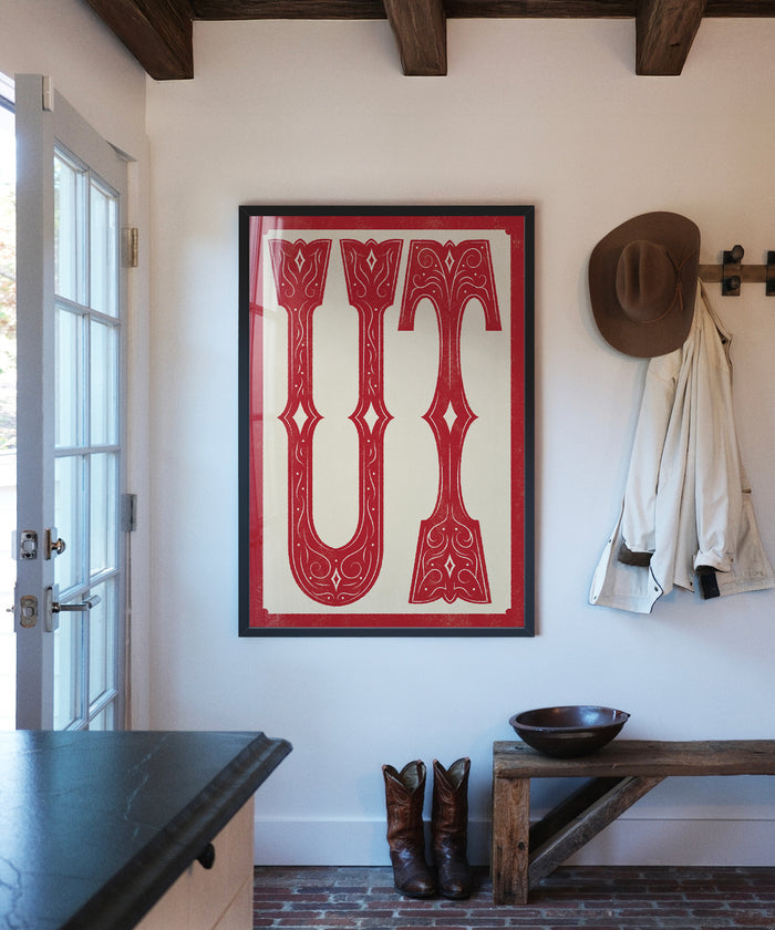 Large Letters - UT by Head West Studio