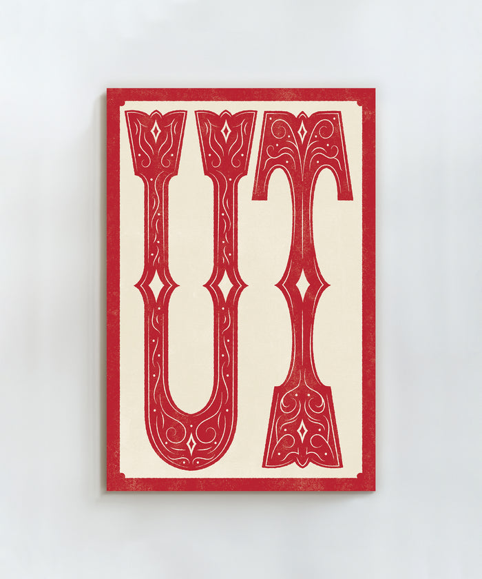 Large Letters - UT by Head West Studio